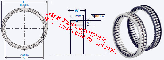 GMNFE443M單向軸承圖紙
